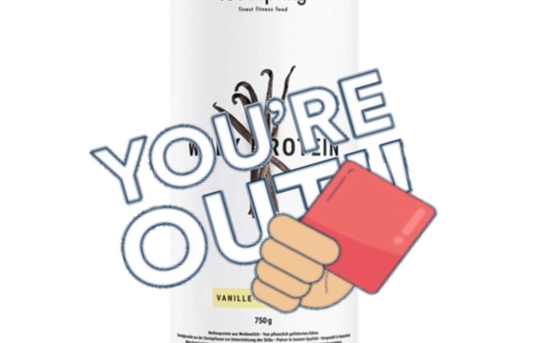 Carton rouge pour foodspring®