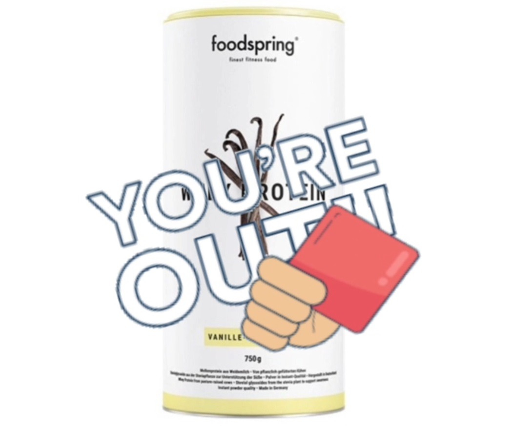 Foodspring® carton rouge