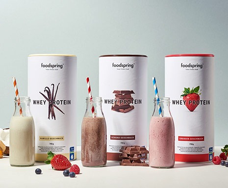 Foodspring® whey gamme