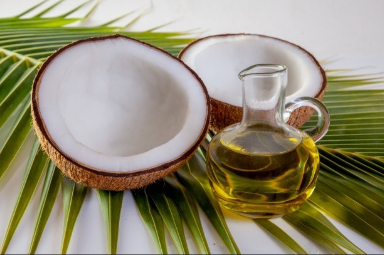 Huile de coco Infographie : huile de coco et de coprah