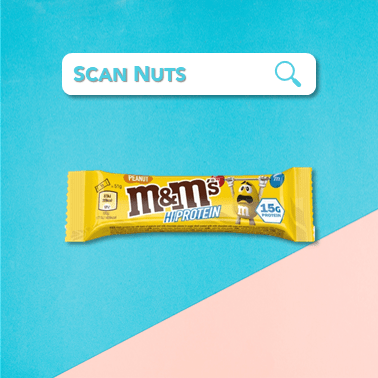 M&MS protein bar scannuts