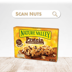 Nature valley protein peanut chocolate : test-avis-score scannuts