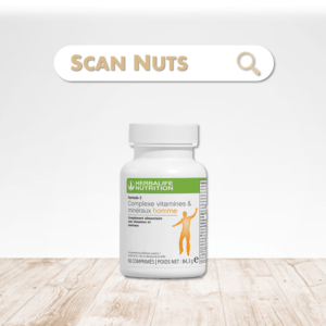 Herbalife complexe vitamines minéraux homme : test-avis-score scannuts
