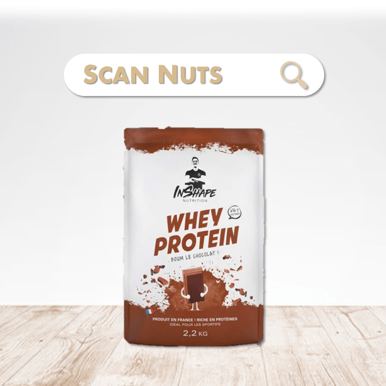 Inshape nutrition whey protein chocolat scannuts