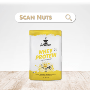 Inshape nutrition whey protein vanille : test-avis-score scannuts