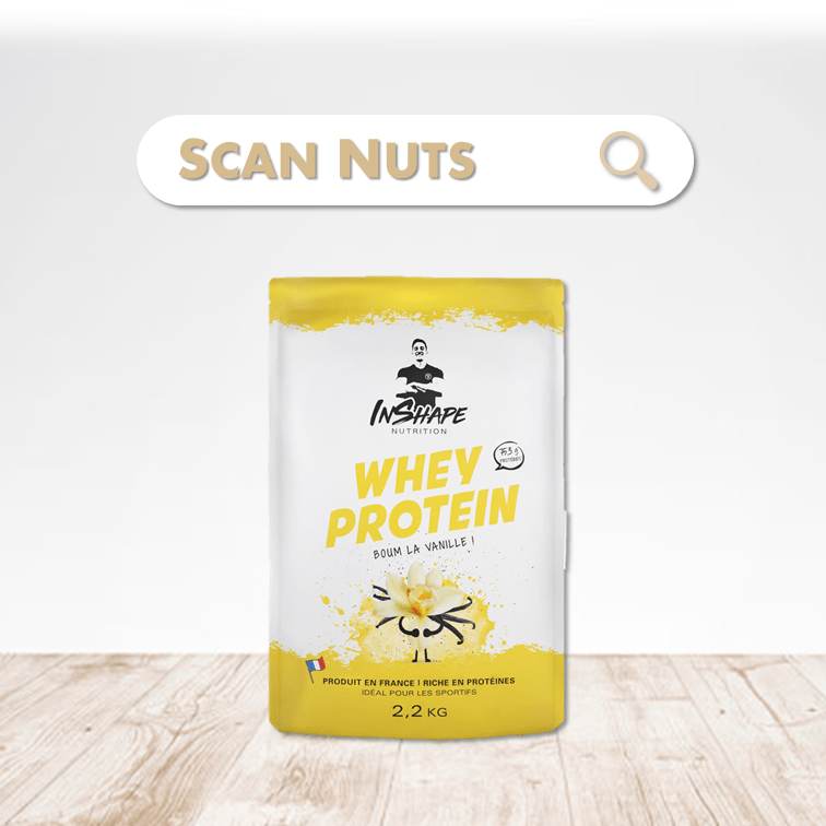 Inshape nutrition whey protein vanille scannuts