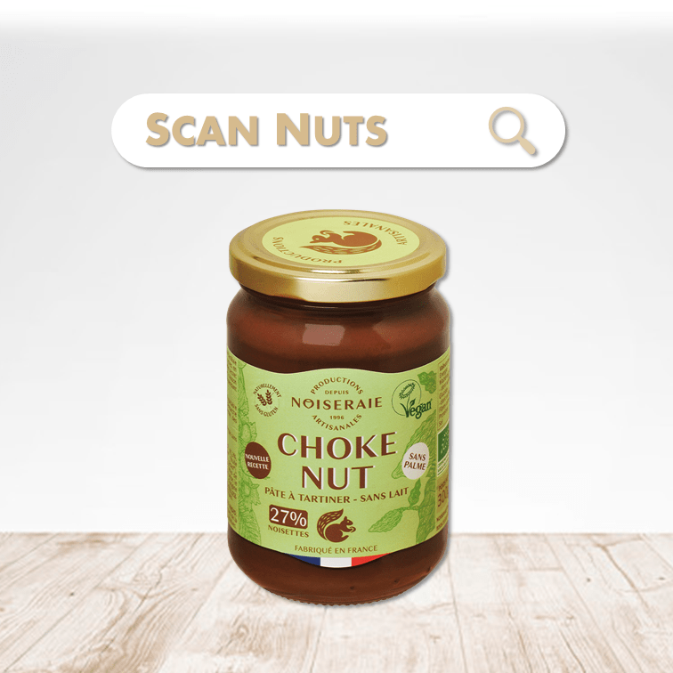 Noiseraie Choke nut pâte à tartiner scannuts