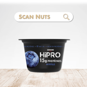 Danone Hipro myrtille : test-avis-score scannuts