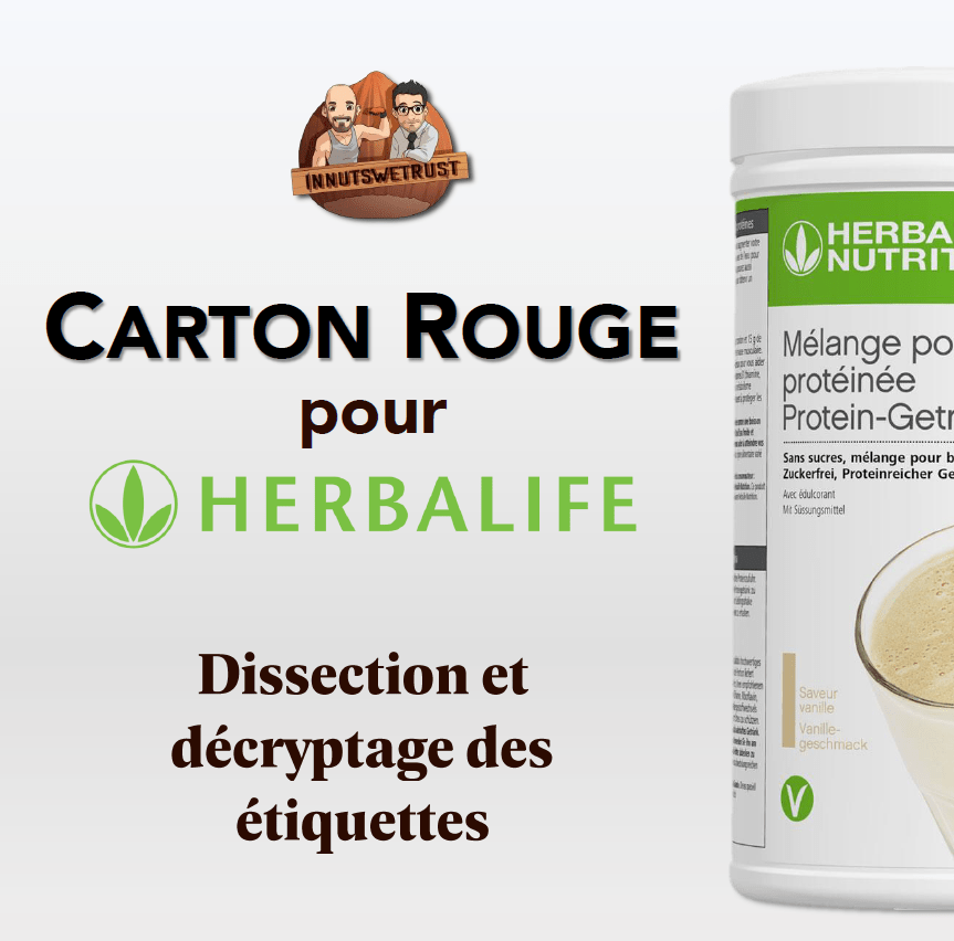 Carton rouge pour Herbalife : infographie Carton rouge pour Herbalife : infographie