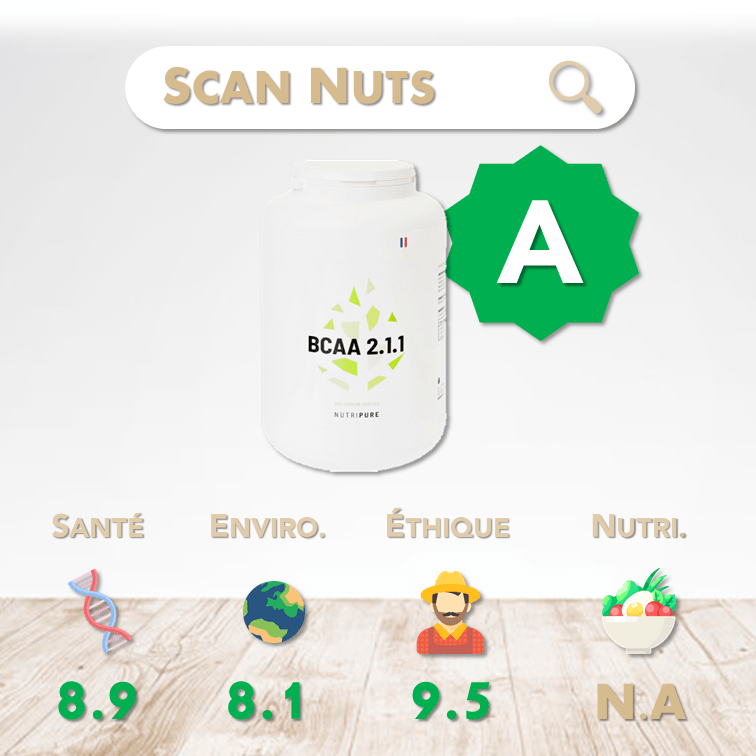 Nutripure BCAA 2-1-1 score scannuts