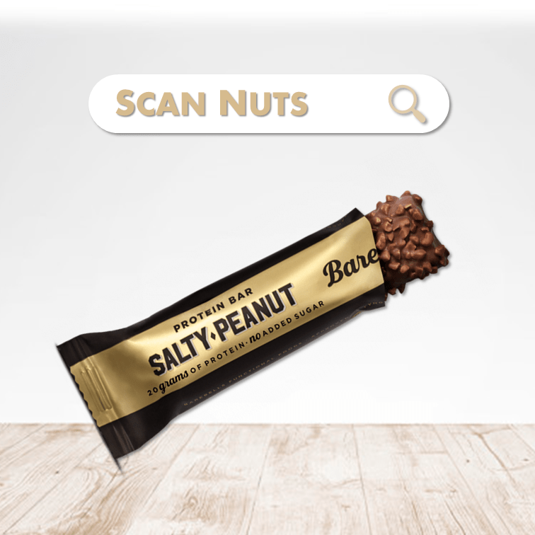 Barebells protein bar salty peanut scannuts