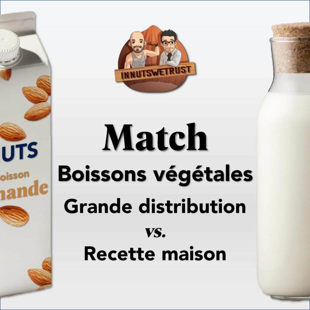 Boissons végétales infographie : grande distribution vs recette maison Boissons végétales infographie : grande distribution vs recette maison