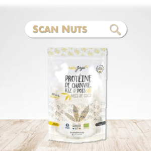 Protéines Chanvre riz et pois bio Noix de coco