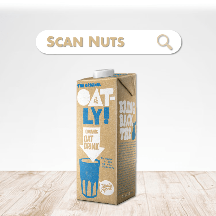 Oatly oat drink organic scannuts