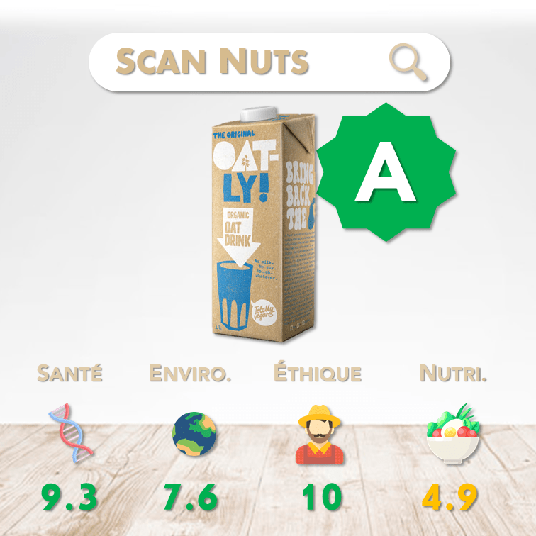 Oatly oat drink organic score scannuts