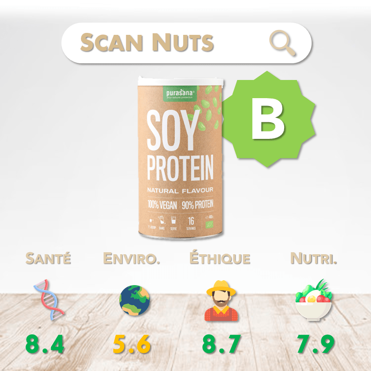 Purasana organic proteine soja score scannuts