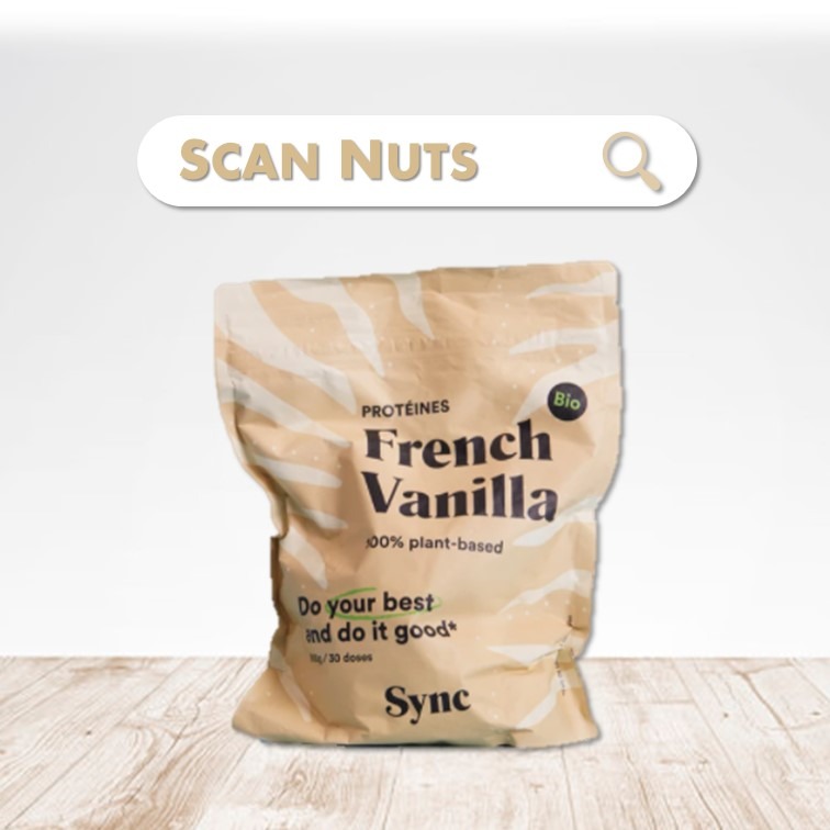 Sync Protein french vanilla vegan scannuts
