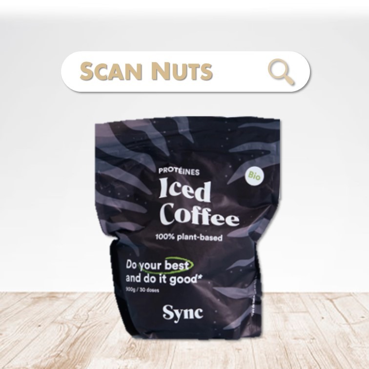 Sync Protein iced coffee vegan scannuts