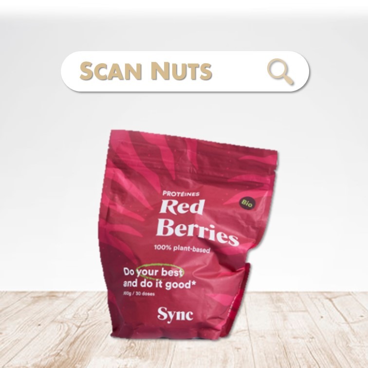 Sync Protein vegan red berries scannuts