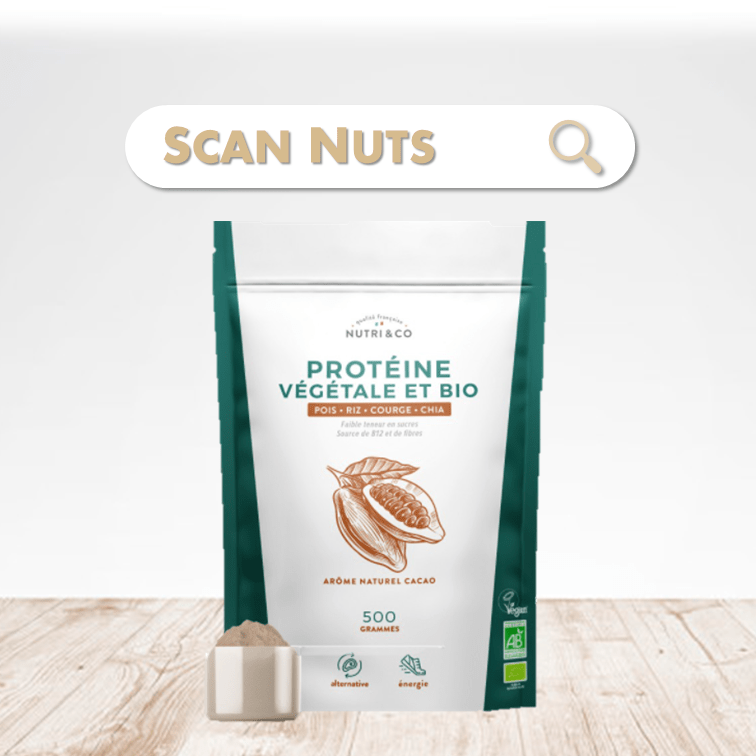 Nutri&Co protéine végétale bio scannuts