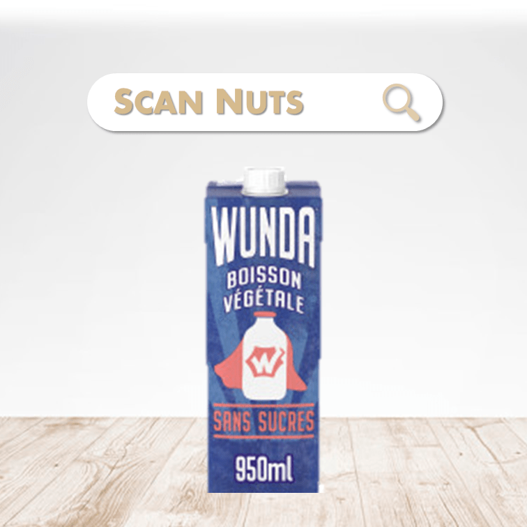 Nestlé wunda sans sucres boisson végétale scannuts