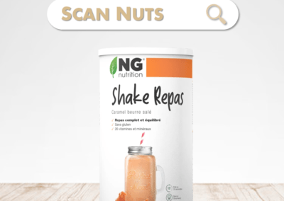 NG nutrition caramel beurre salé shake repas