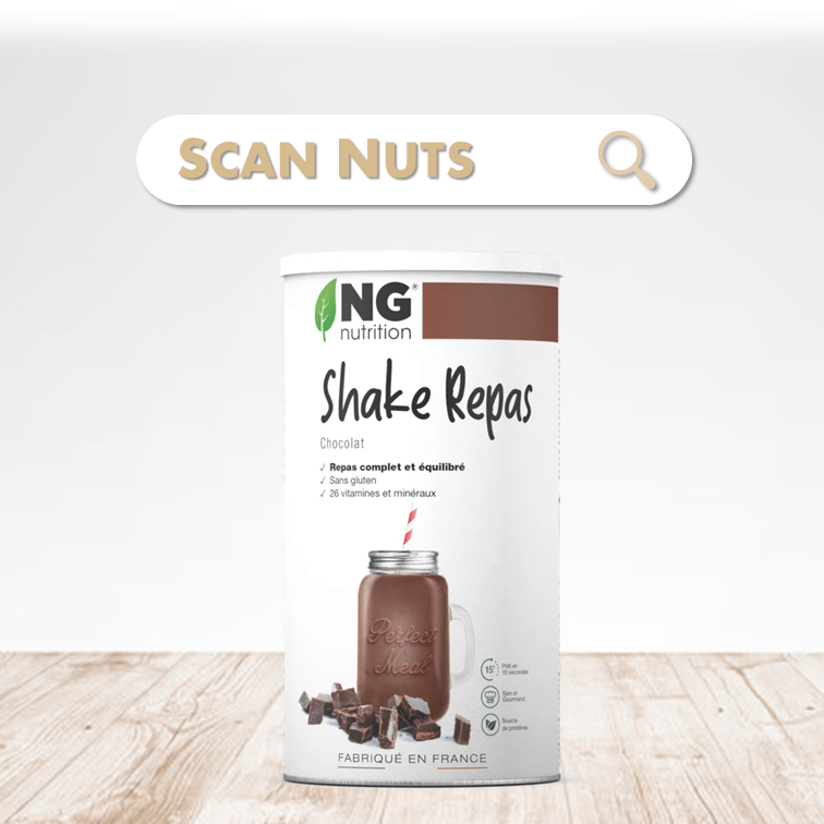 NG nutrition shake repas chocolat scannuts