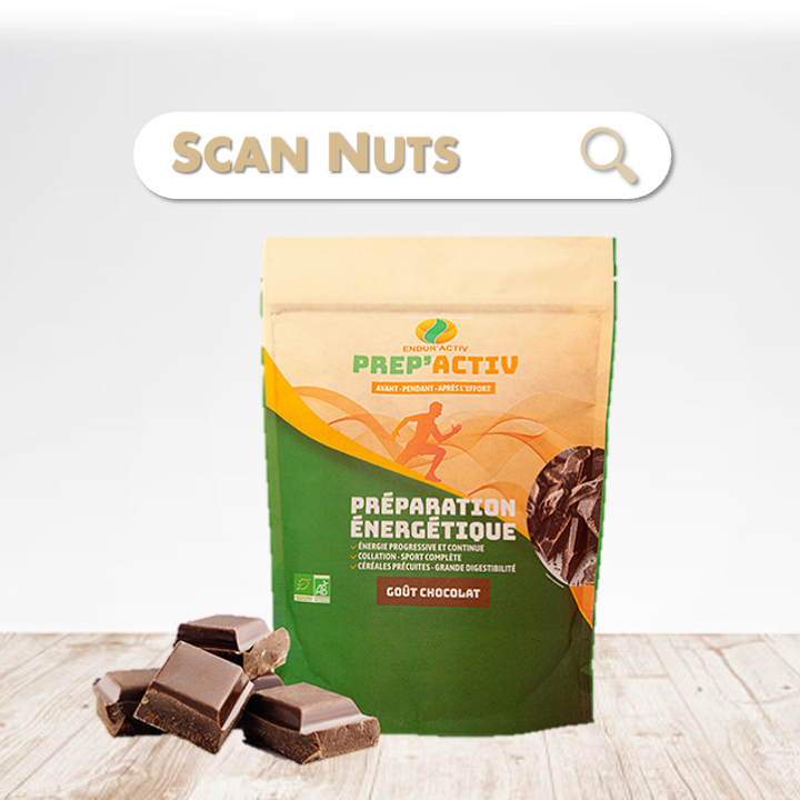 Enduractiv prepactiv chocolat bio scannuts