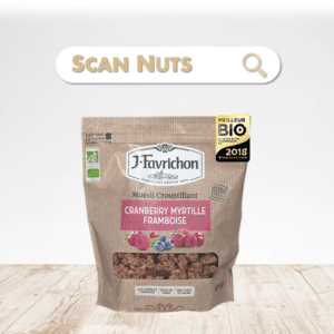 MUESLI BIO CROUSTILLANT CRANBERRY MYRTILLE FRAMBOISE