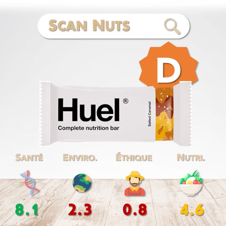 Huel bar salted caramel score scannuts