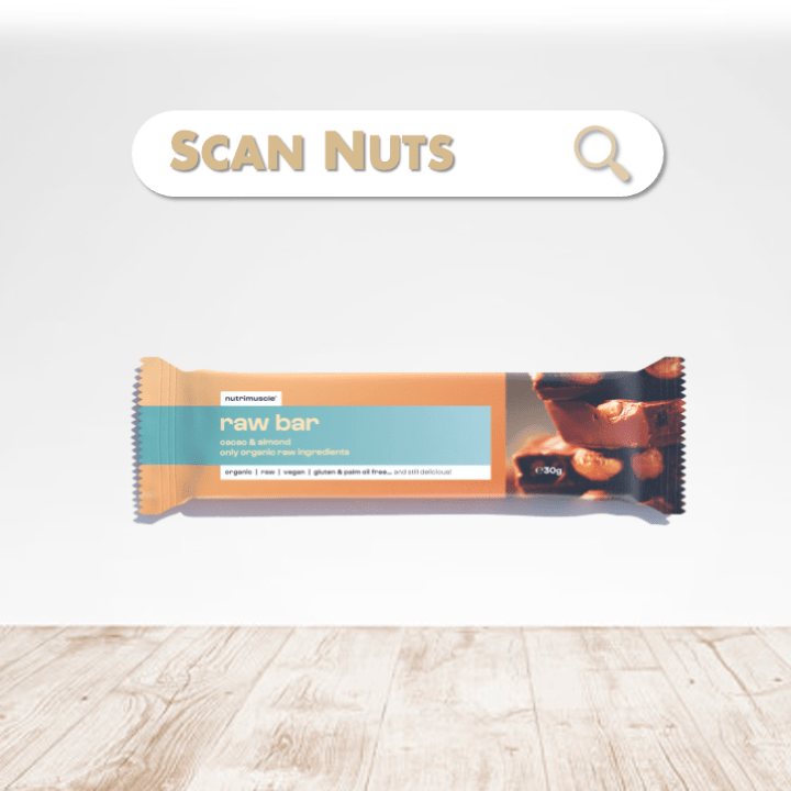 Nutrimuscle® raw bar cacao almond scannuts®