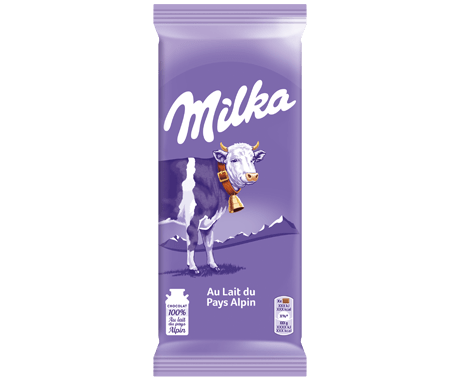 Milka chocolat au lait alpin