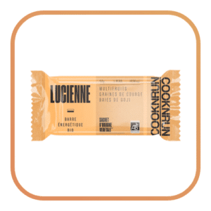 Barre énergétique BIO Lucienne - Multifruits Goji et Graines de courge
