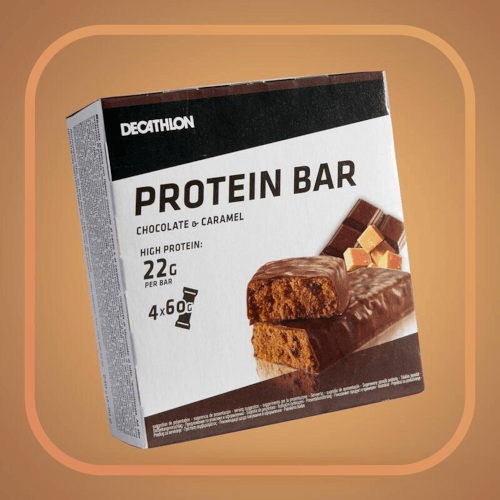 Decathlon protein bar chocolat caramel