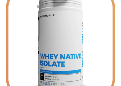 Nutrimuscle whey native isolate chocolat