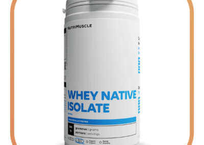 Nutrimuscle whey native isolate