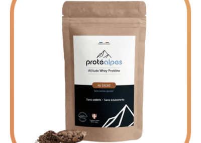 Whey protéine isolat cacao Altitude Protéalpes
