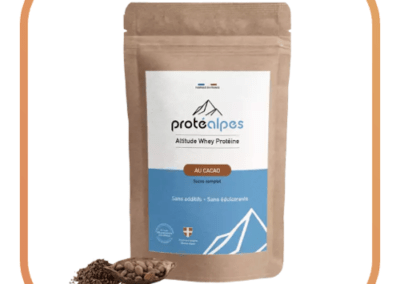 Whey protéine cacao Altitude Protéalpes