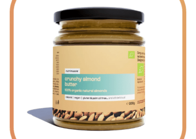 Nutrimuscle beurre d’amandes complètes biologiques