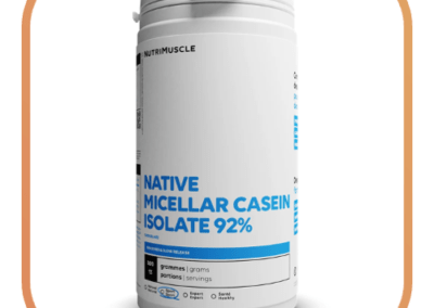 Isolat de caséine micellaire chocolat Nutrimuscle