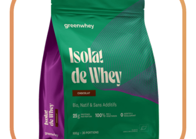 Isolat de whey bio native chocolat greenwhey