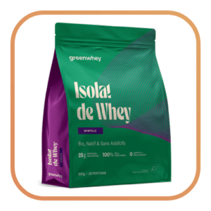 Isolat de Whey bio native myrtille