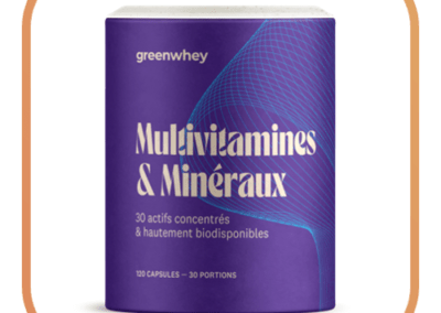 Multivitamines et minéraux greenwhey