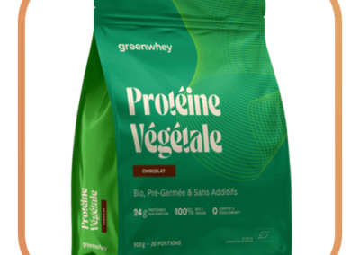 Protéine végétale bio chocolat greenwhey