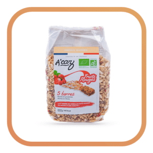 PREMIX BARRES BIO FRUITS ROUGES