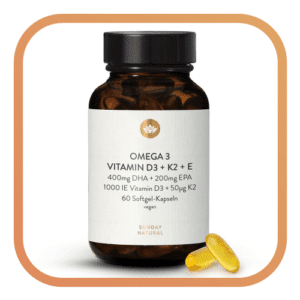 Oméga-3 Vitamines D3 + K2 + E Vegan