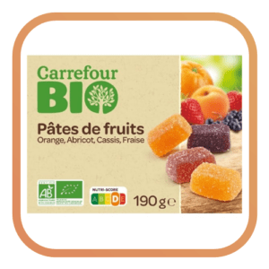 Pâtes de fruits Bio