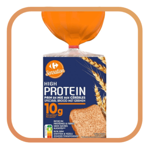 Pain de mie protéiné