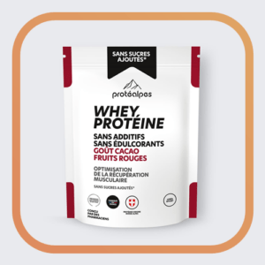 Whey Protéine Cacao/Fruits rouges Sans sucres ajoutés