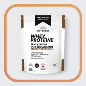 Whey protéine au café décaféiné – Sans sucres ajoutés